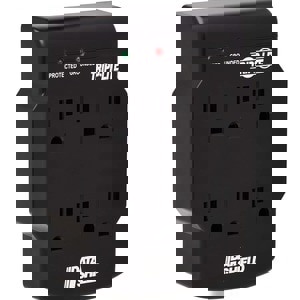 6 OUTLET SURGE PROTECTOR BLACK 750 JOULE